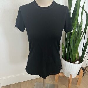 Smartwool Black Fitted Short Sleeve T-Shirt